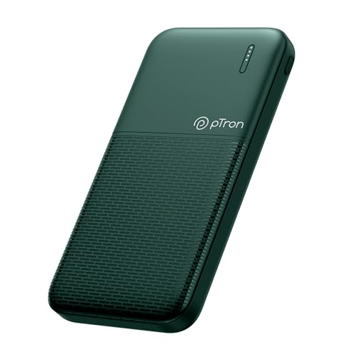pTron Dynamo 10000mAh 22.5W Power Bank Green - Image 3