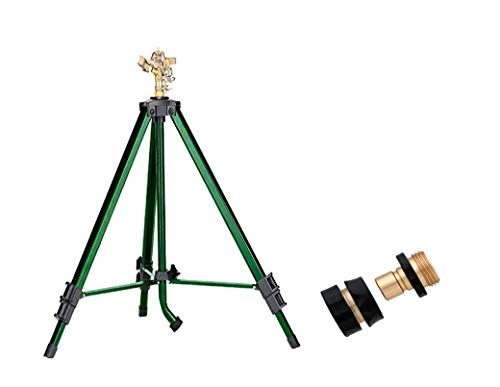 Orbit 58308N 58308 Tripod Base with Brass Impact & Orbit Brass Hose Quick Connect Set…