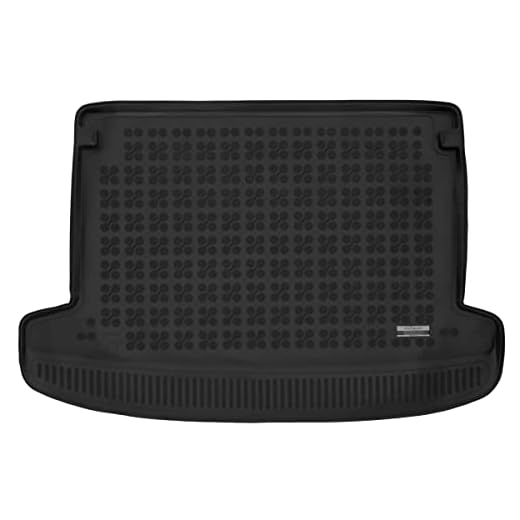 AZUGA Premium Gummi Kofferraumwanne Kofferraummatte rutschhemmend passend für Hyundai Tucson ab 2021 (Boden Oben/hohe Position, nur bei Subwoofer) – wasserdicht, hoher Rand AZ12000677