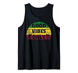 Good Vibes Only Rasta Jamaican Reggae Tank Top