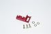 Tamiya CC01 Upgrade Parts Aluminum Servo Mount - 1Pc Red