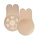 Soyin Klebe BH Push Up, Nippel Cover Unsichtbarer Brust Lift Up Adhesive Pasties Aufkleber Trägerloser Rückenfrei Lifting Bra Büstenhalter (C/D Cup, Beige)