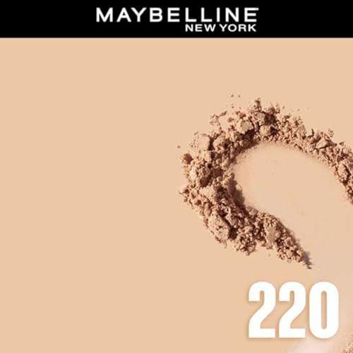 Maybelline New York Fit Me Shade 220 Natural Beige, Matte Compact Powder For Oily Skin, 8G - Powder That Protects Skin From Sun, Absorbs Oil, Sweat And Helps You To Stay Fresh... - Image 4