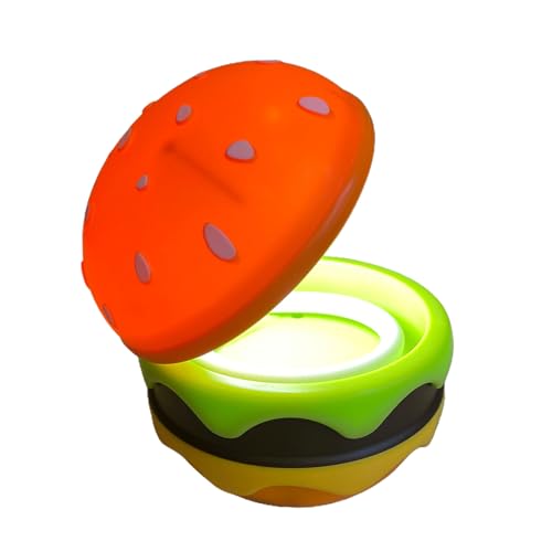 Lampe de bureau hamburger rechargeable à intensité variable avec un col réglable pour pépinière - 3