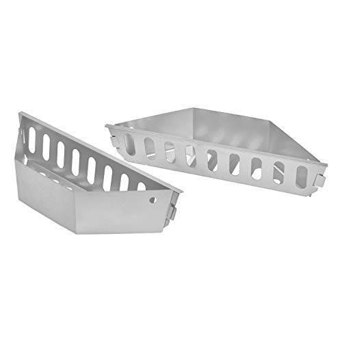 onlyfire Holzkohlekörbe Char-Basket, kohlekörbe für direkte und indirekte Hitze, kohleschale von Durchmesser 47, 57 und 67cm für Weber 7403, 2 Stück