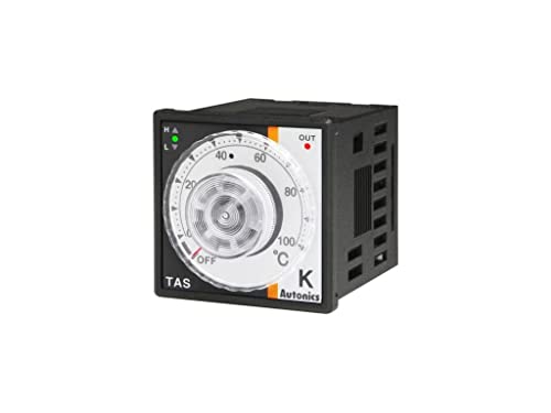 TAS-B4RK6C, Temp Control, 1/16 DIN, Analog, PID Control, Relay Output, K Thermocouple, 600 C, 100-240 VAC