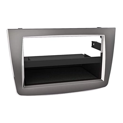 2-DIN RB mit Fach Alfa Romeo Mito silber
