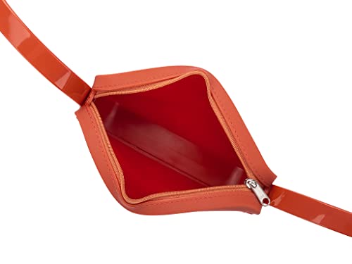 Carteira com alça Melissa 34305, feminino, Vermelho, Pequeno