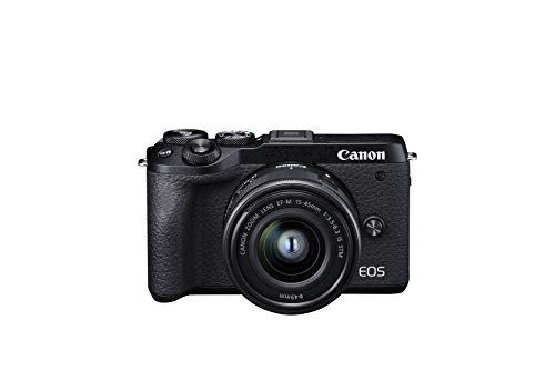 Canon EOS M6 Mark II Appareil photo numérique sans miroir 32.5 MP APS C 4K / 30 pi/ 3x zoom optique objectif EF 15 45 mm IS STM Wi Fi Bluetooth - vue 9