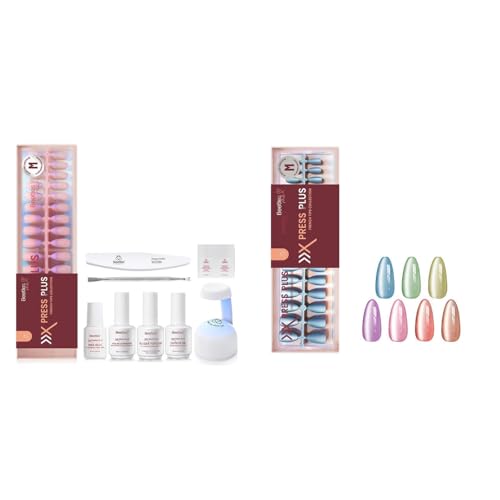 Beetles X Press Summer Nails Kit - Medium Almond French