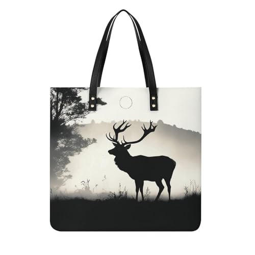 Sac à main cerf sauvage femme sac seau souple cuir végétalien tendance