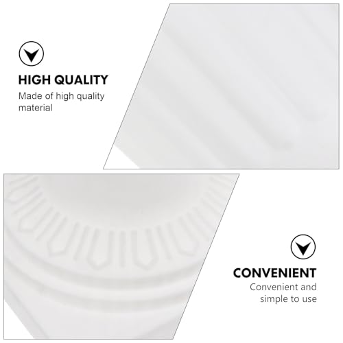 Pot de fleur plastique blanc extérieur lot de 2 pour plante succulente et jardin - 4