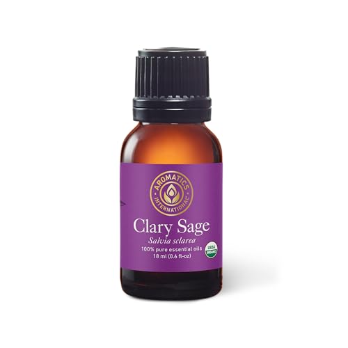 Aceite esencial puro de salvia esclarea orgánico 18 ml miniatura 1