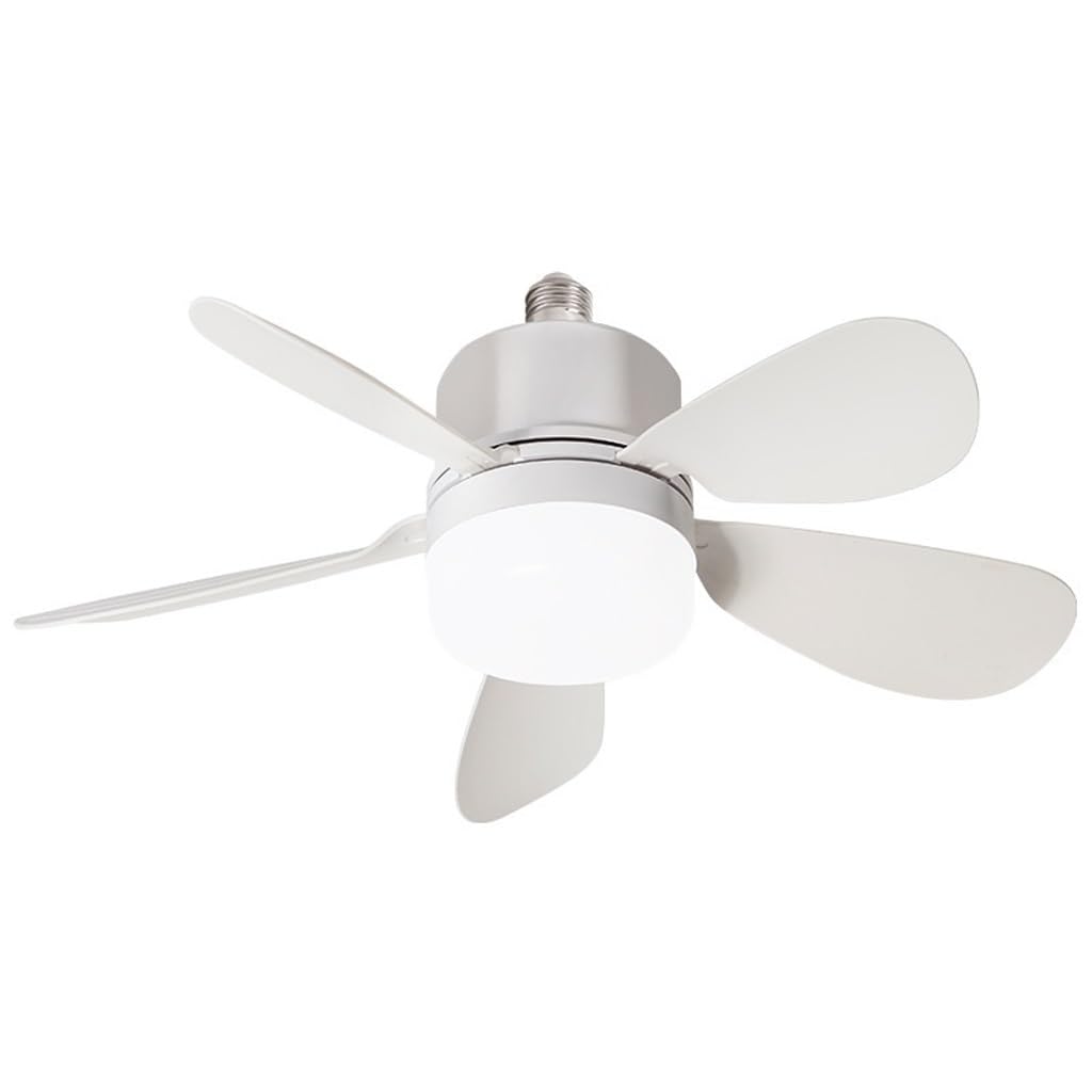 BIVVI Electric Fan Lamp Bedroom Living Room Ceiling Fan Lamp Intelligent Variable Frequency Household Silent Fan Lamp(420mm)