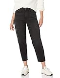 Amazon Essentials Women's High-Rise Relaxed Leg Tapered Ankle Jeans - Discontinued...