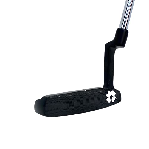 Lucky Golf Black Mallet Putter - Material: 431 Stainless Steel Casting - Loft: 3.5 Degrees - Lie: 72 Degrees - Finished Weight: 350 Grams - Length: 35 Inches - Authentic Lucky Golf Rubber Grips #TOP1