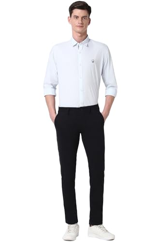 Image of Peter England Men's Skinny Fit Mid Rise Premium Casual Trouser Chinos