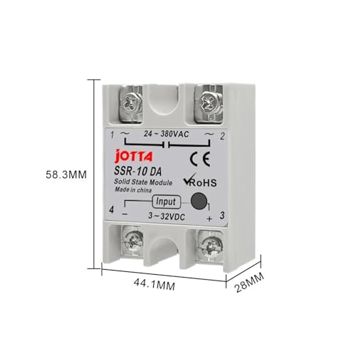Relais à semi-conducteurs SSR-25DA module statique DC-AC monophasé 25A - 2