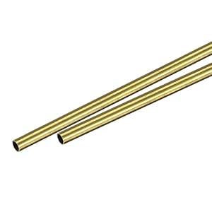 Sourcing Map 2 Stück Messing Präzisionsrohre