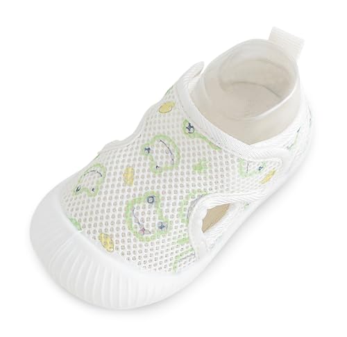 Baby First Walking Shoes Boys Girls Breathable Non-Skid Shoes Soft Rubber Sole Slipper Sneaker