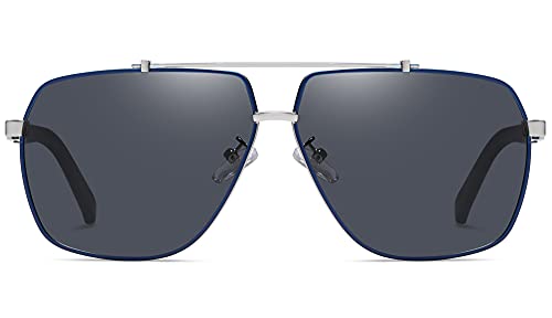 Image of Polarized Sunglasses Classic Fashion Oversized Frame for Men Driving UV Protection