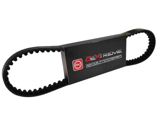 Courroie trapézoïdale 2EXTREME 811 x 18,5 mm compatible avec Piaggio, longueur pour NRG, Gilera...