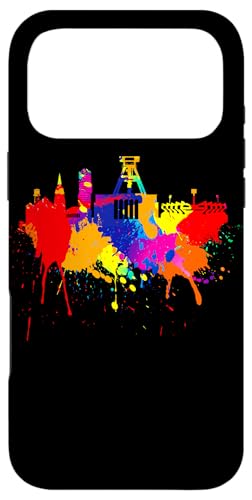 Bochum {[t̃XJCC JtȐF̃A[g R[z[ u A|bg X}zP[X iPhone 17 Pro Max p