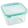 Lock&Lock Bisfree Square Tableware with Leak Proof Locking Lid, 1.6-Cup