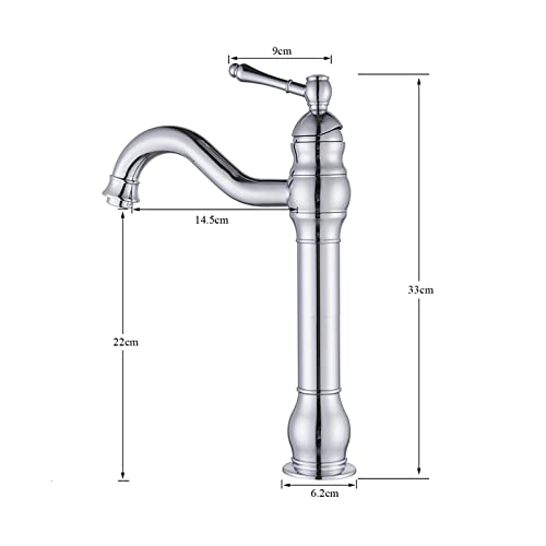 Robinet mitigeur rétro avec bec pivotant pour simplifier votre routine - 6