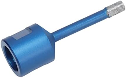 6mm Hole Opener Sintered Diamond Drill Bit M14 Female Thread for Drilling Ceramic Tiles Concrete Marble, Blue - Image 3