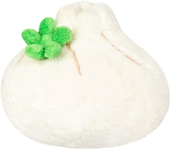 Squishable - Snugglemi Snackers Soup Dumpling - Comfort Food Collection - 6 in - Soft Toy Collectible Stuffed Animal - Beans