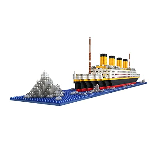 Image of ATORSE 1860pcs Grand Titanic Building Blocks Kit Ship Model Kids Toy Gift