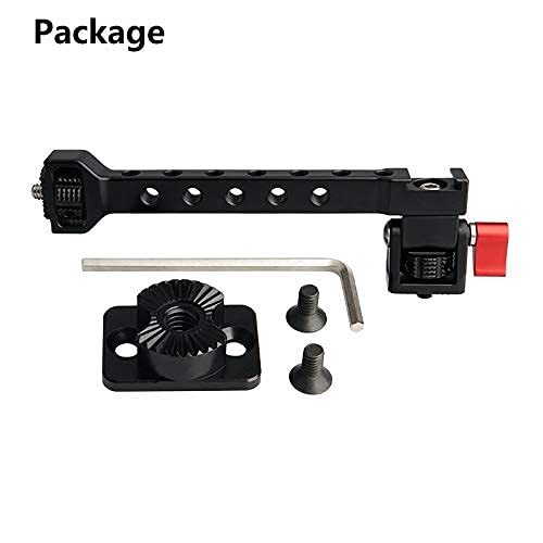 ANDYCINE Soporte Ajustable para Monitor de cámara con Abrazadera NATO, Placa de Montaje para Monitor Compatible con dji Ronin-S/SC / RS2 / RSC2,Zhiyun Crane 3 / 3S / 2S,Weebill Lab/S