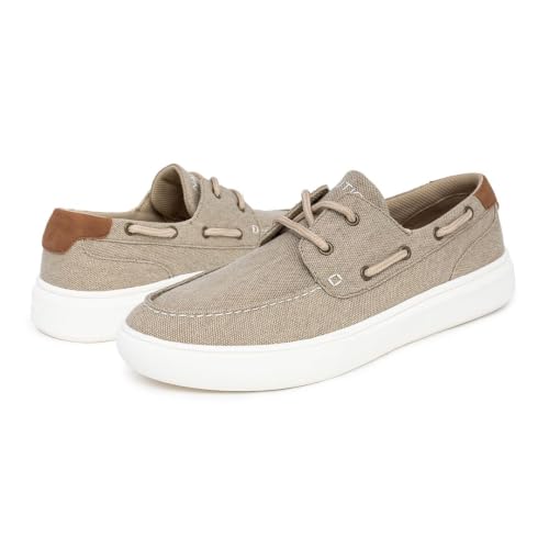 Image of NAUTICA Men's Lace-Up Boat Shoe Casual Loafers Comfort Sneaker - Walking Moccasin