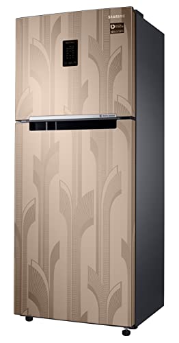 Image of Samsung 301L 2 Star Inverter Frost-Free Convertible 5 In 1 Double Door Refrigerator Appliance (RT34C4522YB /HL,Bronze Archi)