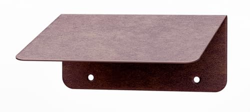 Alberts 355289 Vogelhäuschen Schrägschutzdach | Vogelfutterhaus aus Stahl in verschiedenen Trendfarben | Vogelhaus zum aufhängen oder hinstellen | Größe 140 x 125 x 66 mm