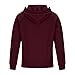 SHAOBGE Placed Amaon 2024 Of Log Into My Account Mens Sweatshirts Lace Up Full Zip Men Hoodies Fleece Long Sleeve Coat With Pocket Solid Fashion Mens Sweatshirt Wine Medium