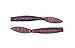 Missile Baits Ned Bomb Brown Top with Black Pepper and Small Purple Flake/Black Grape with Purple Flake and Some Small Silver Hologram Flake, One Size