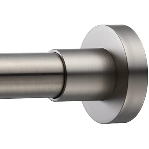 EBOATOP Brushed Nickel Non-Slip Shower Rod Cover