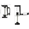JAKO Headphone Stand for Desk, Aluminum Alloy Foldable Headphone Holder - Headset Stand Hook Mount, PC Gaming Headset Holder Under Desk Clamp for Office, Computer, Student Class Table, Handmade Table