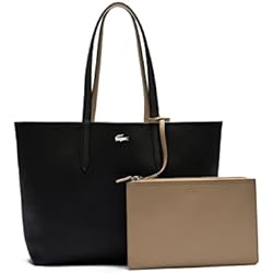 Maletin Louis Vuitton Mujer Lacoste Anna, Bolsa de Transporte para Mujer, Negro, Talla única