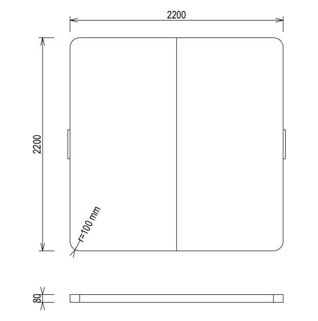 Aurum - Protector térmico 220 x 220 cm, Gris Antracita, para Whirlpool, Resistente al Viento, Aislante, Plegable, con Hebillas y Clip de Sellado, diseño Trapezoidal de Alto Aislamiento