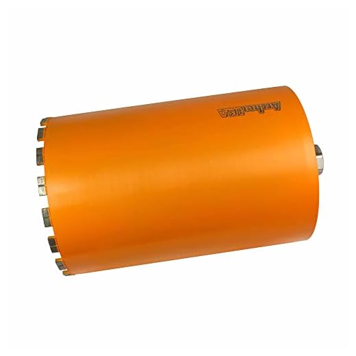 Archer PRO 10" in. Diamond Turbo Core Drill Bit for Concrete Drilling, Masonry, and Cinder Block Drilling - Use with Core Drill Stand Rig, Concrete Drill Bit, and Concrete Hole Saw.