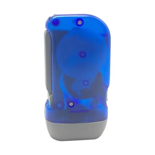 Tragbares Kurbellicht – manuelle Power-Taschenlampe, Kurbel-Licht, Handkurbel-Taschenlampe, manuelle Dynao-Taschenlampe, Stromausfälle, kurbelbetriebenes LED-Licht für Survival-Kits, Camping und