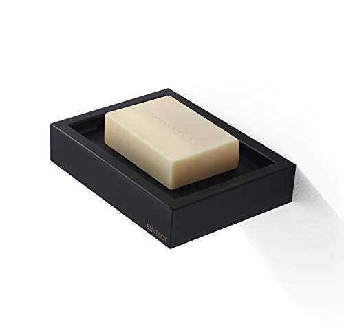 Buvelot Bathroom Soap Dish,Modern Shower Soap Dish,304 Stainless Steel Soap Holder Bathroom Wall-Mounted Soap Tray Soap Dishes (Matte Black,Soap Dish,073020-Mb Ler Series) #TOP24
