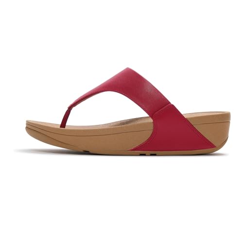 Image of FitFlop Womens Lulu Leather Toe Post Sandals