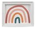 Melody Jane Dolls House Rainbow Print Picture Art White Frame Nursery Home Decor Accessory
