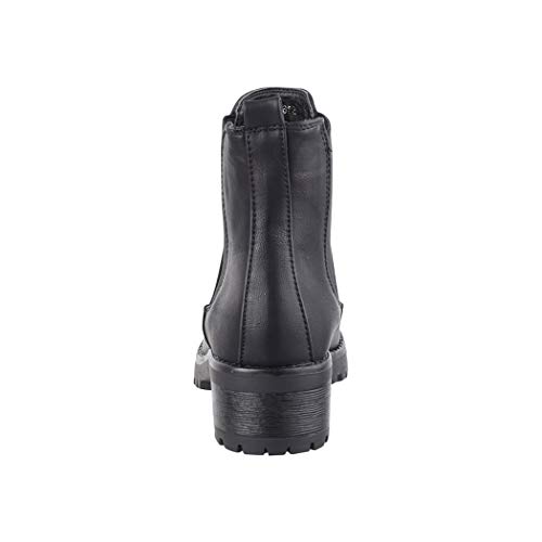 Stivaletti Donna Elara In Similpelle - Chelsea Boots Moderni Con Plateau 2.5 Cm