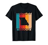 Springfield Missouri Vintage MO Retro Cutout T-Shirt
