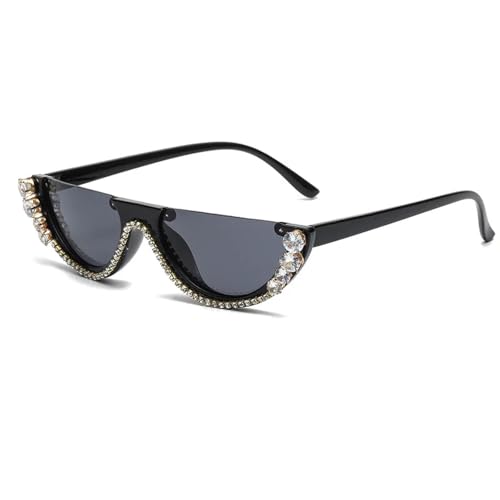 Lunettes de soleil œil de chat diamant tendance pour vos sorties en ville
